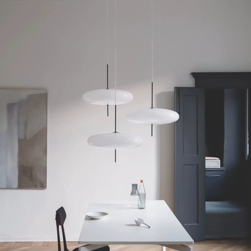 Lustra Pendant Lamp Joined Black-Painted for Living Room - Letslighting