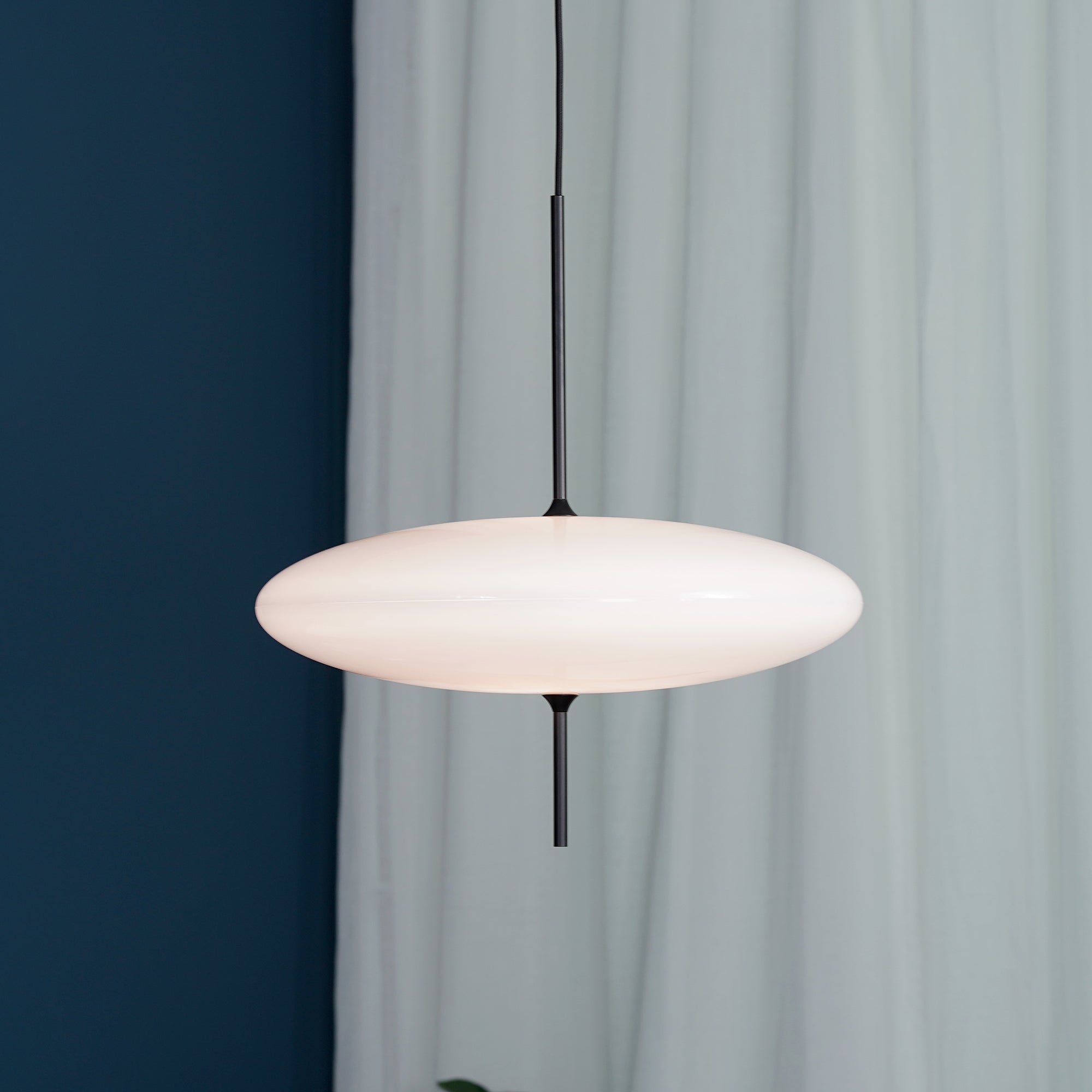 Lustra Pendant Lamp Joined Black-Painted for Living Room - Letslighting
