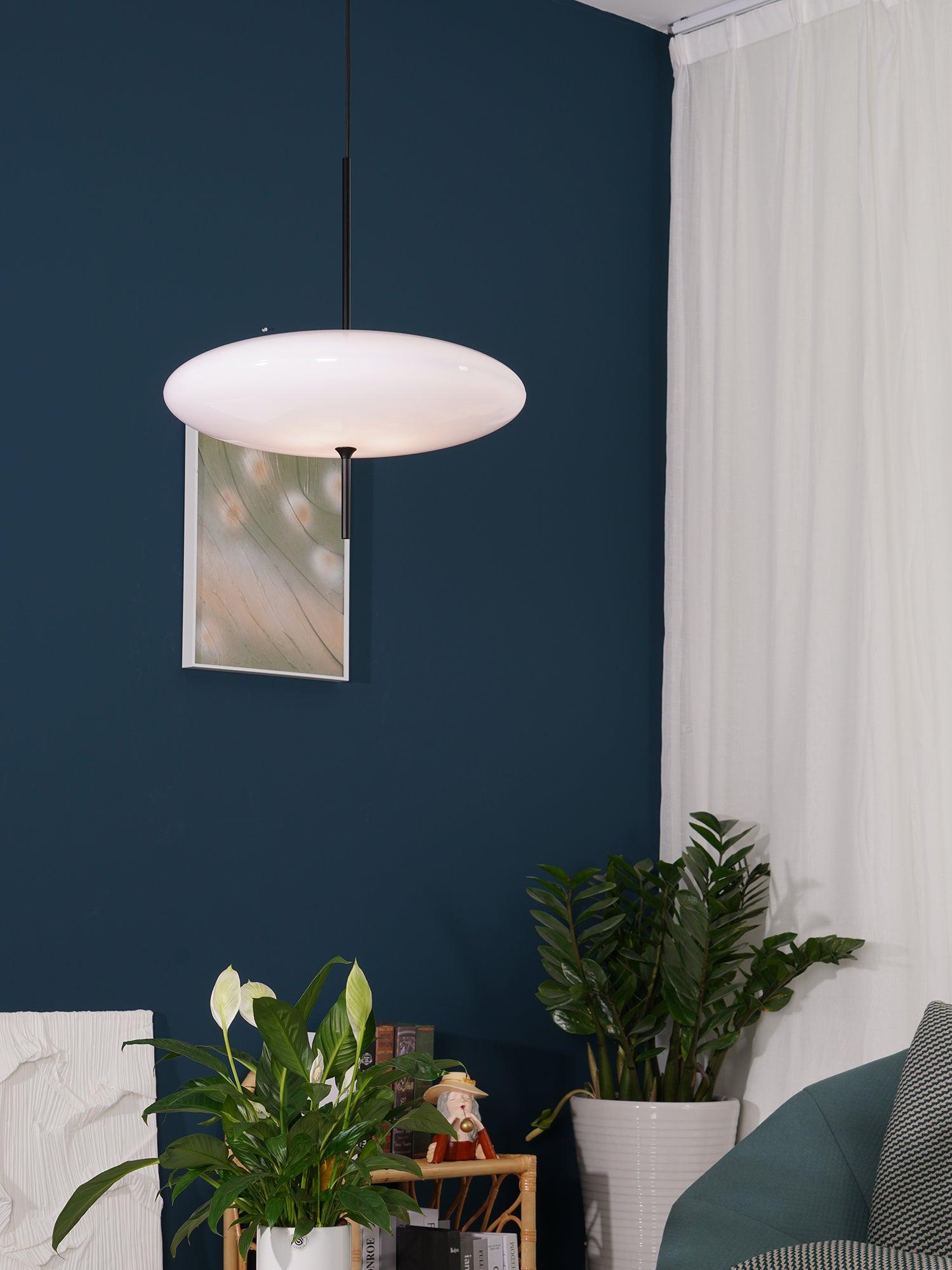 Lustra Pendant Lamp Joined Black-Painted for Living Room - Letslighting