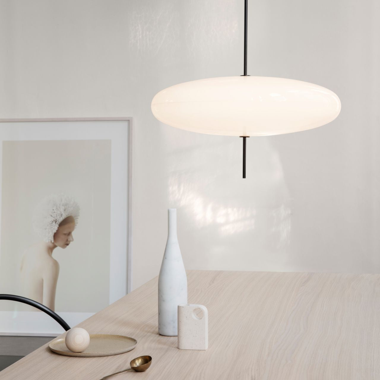 Arisha Nordic Modern Oval Single Pendant Light