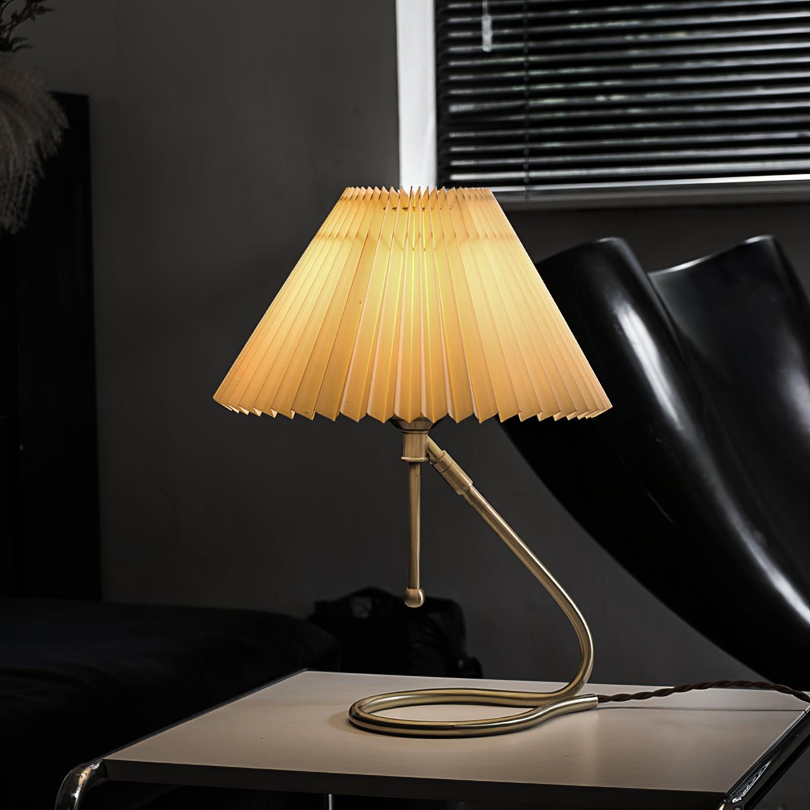 Cora Clear Fabric Table Lamp - Letslighting