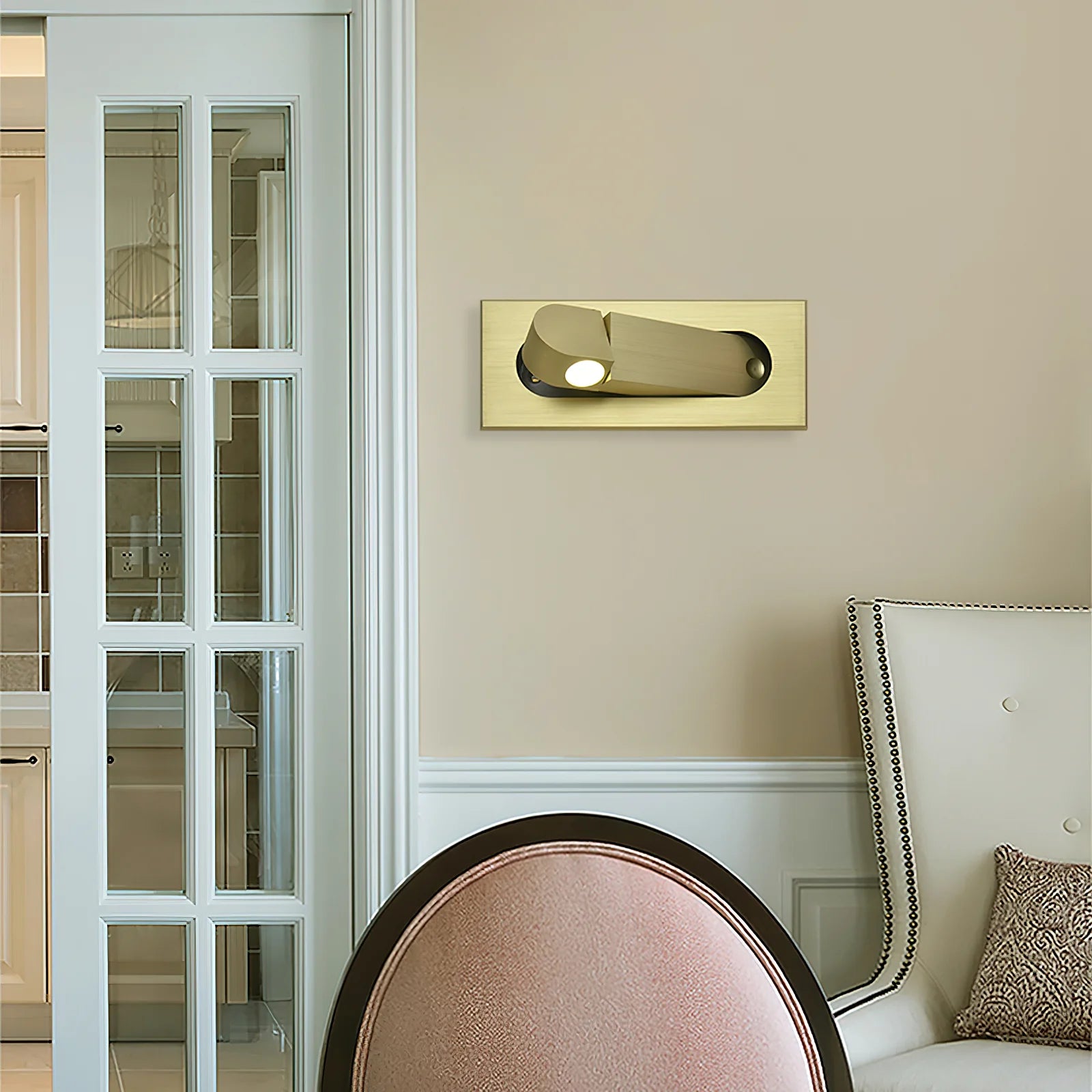 Nexex Square Adjustable Bedside Reading Wall Light - Letslighting