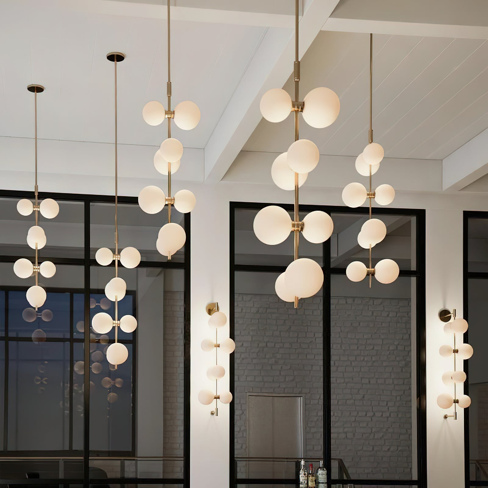 Zelirila Modern Premium Art Rail Glass Pendant Lamp - Letslighting
