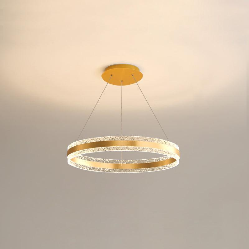 Lustra Pendant Lamp Modern LED Circle Rings - Letslighting