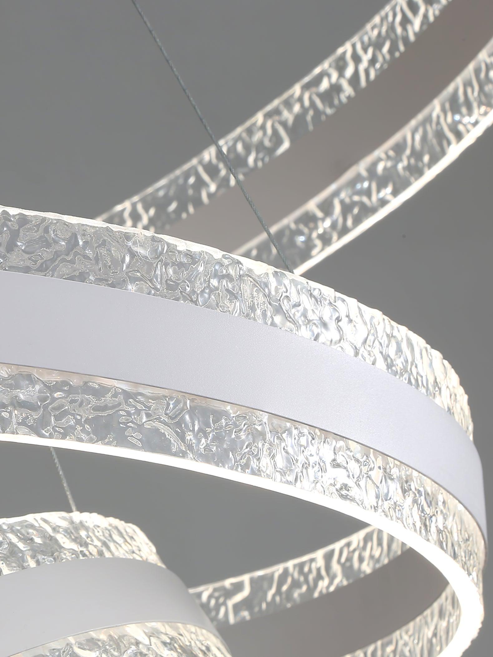 Lustra Pendant Lamp Modern LED Circle Rings - Letslighting