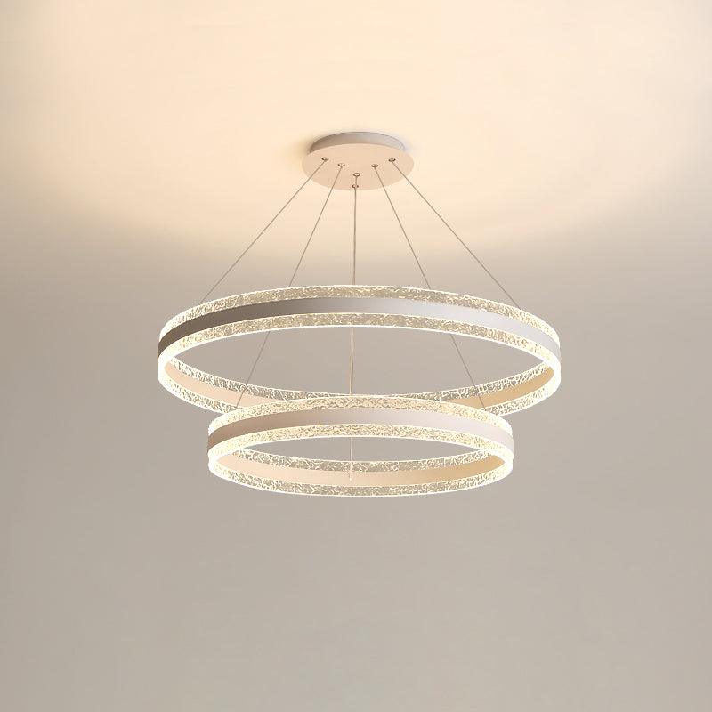 Lustra Pendant Lamp Modern LED Circle Rings - Letslighting