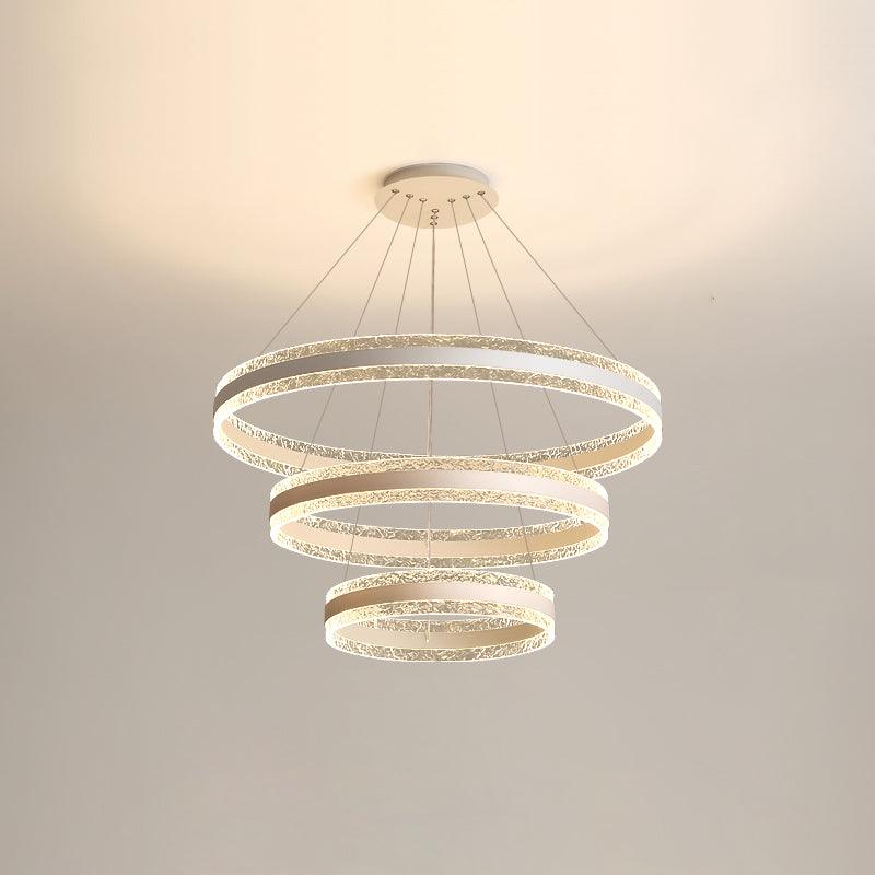 Lustra Pendant Lamp Modern LED Circle Rings - Letslighting