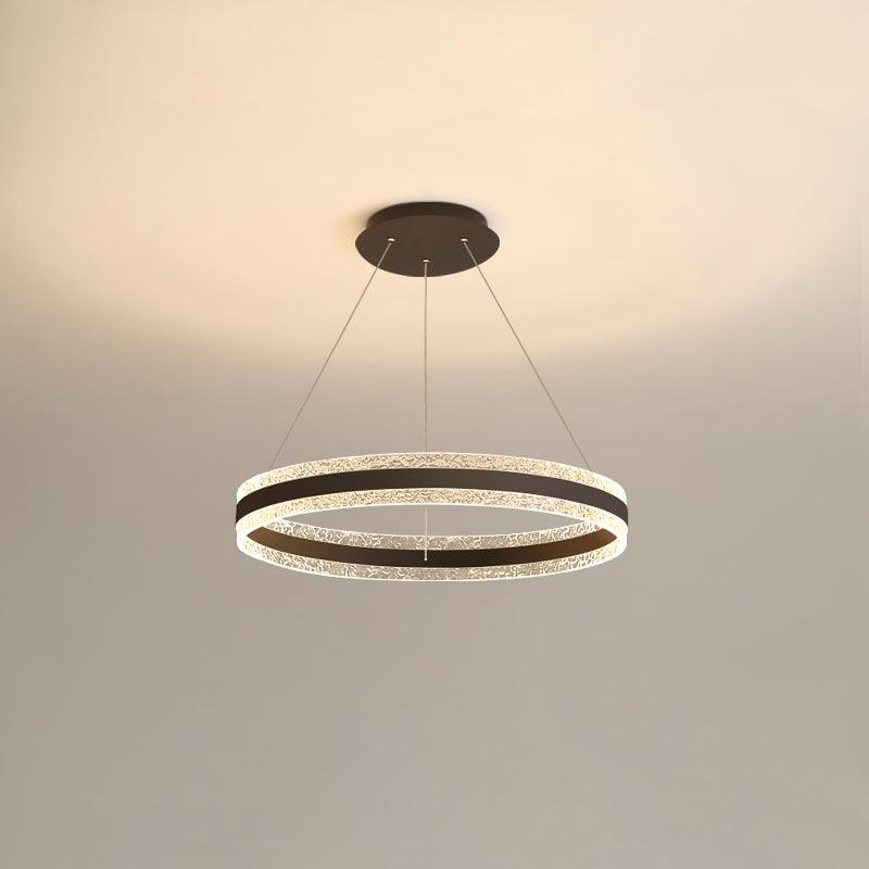 Lustra Pendant Lamp Modern LED Circle Rings - Letslighting