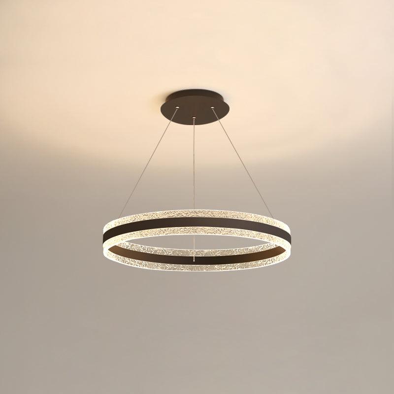 Lustra Pendant Lamp Modern LED Circle Rings - Letslighting