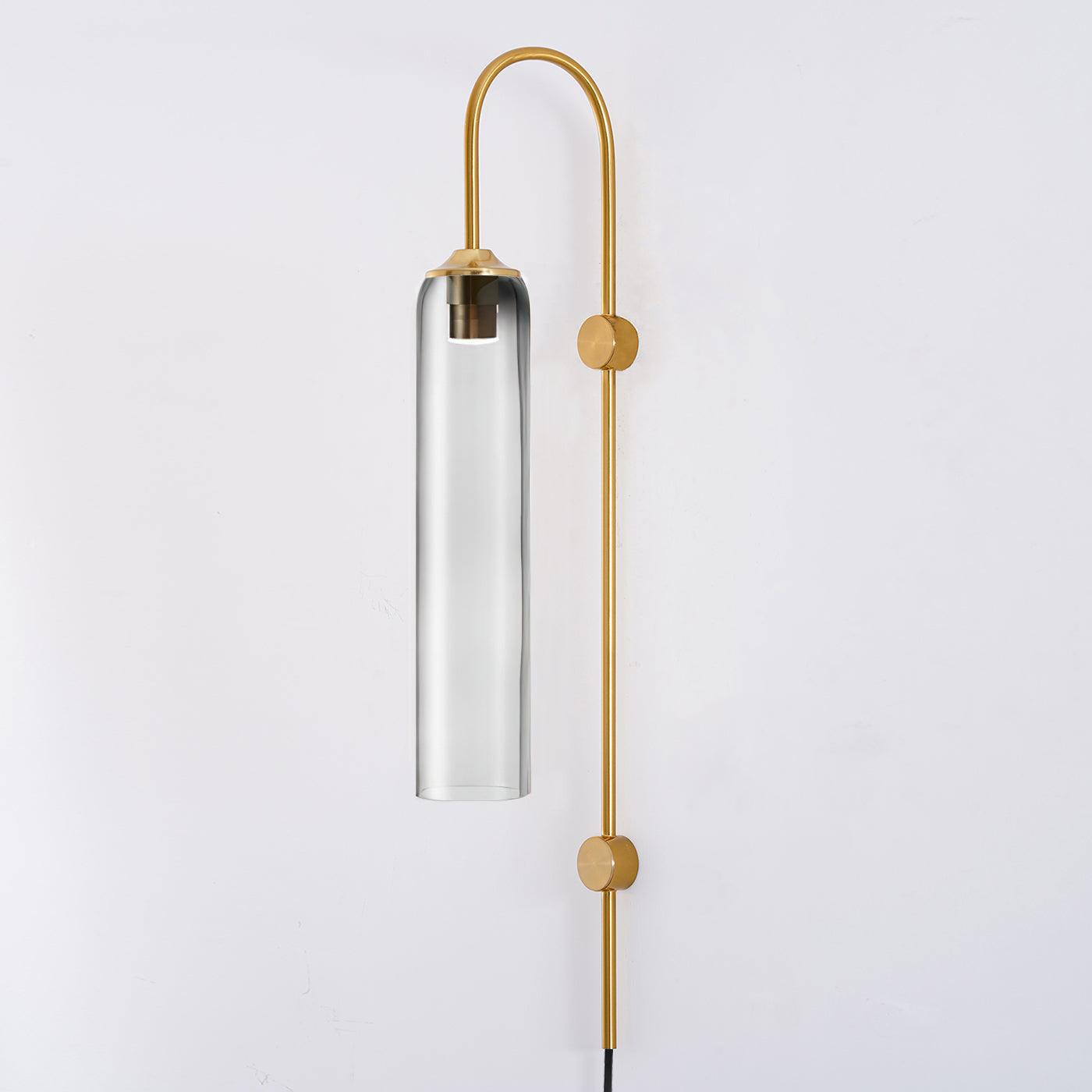 Valentina Modern Glass Plug-In Wall Lamp