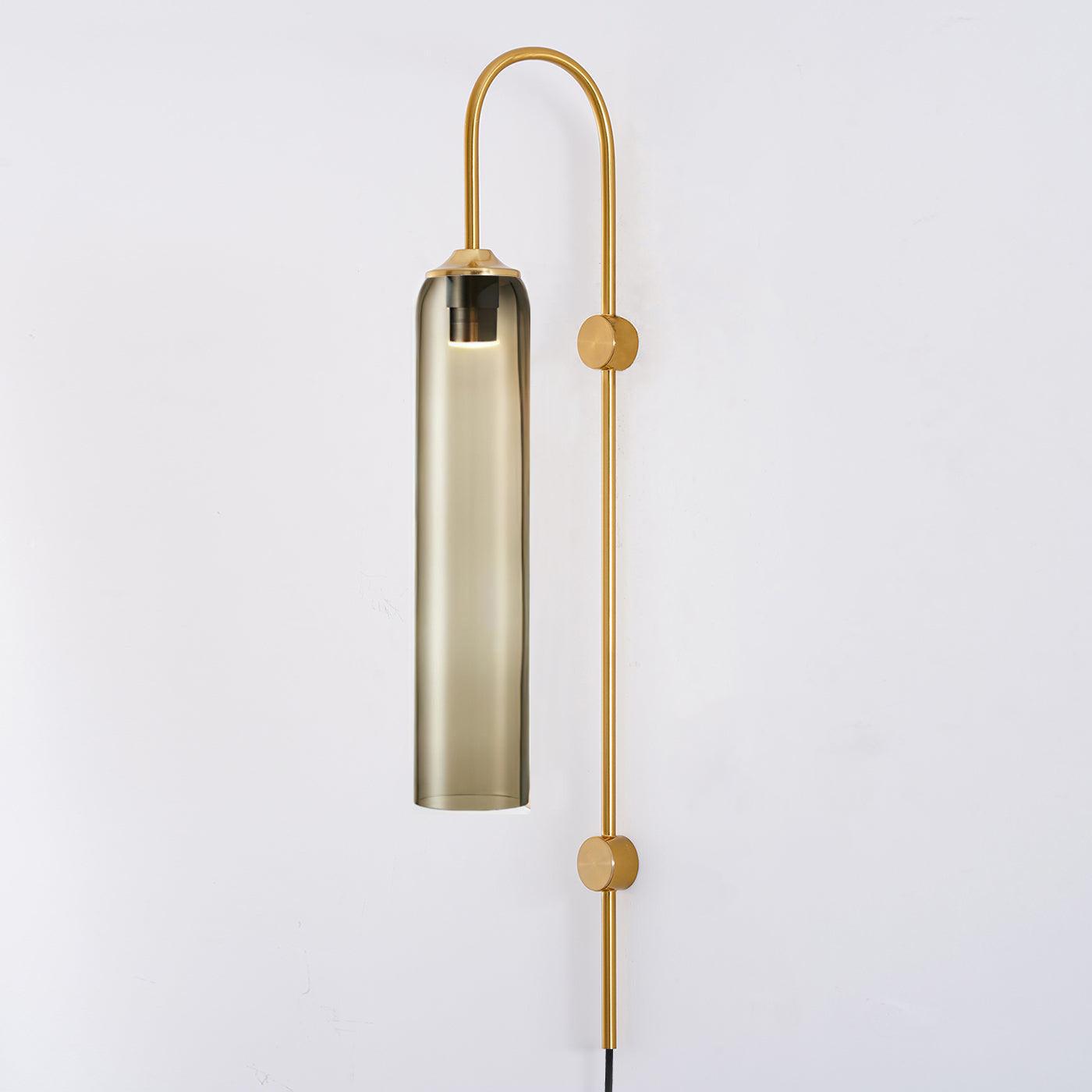 Valentina Modern Glass Plug-In Wall Lamp