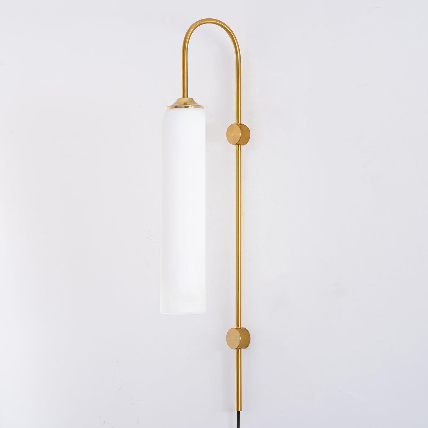 Valentina Modern Glass Plug-In Wall Lamp