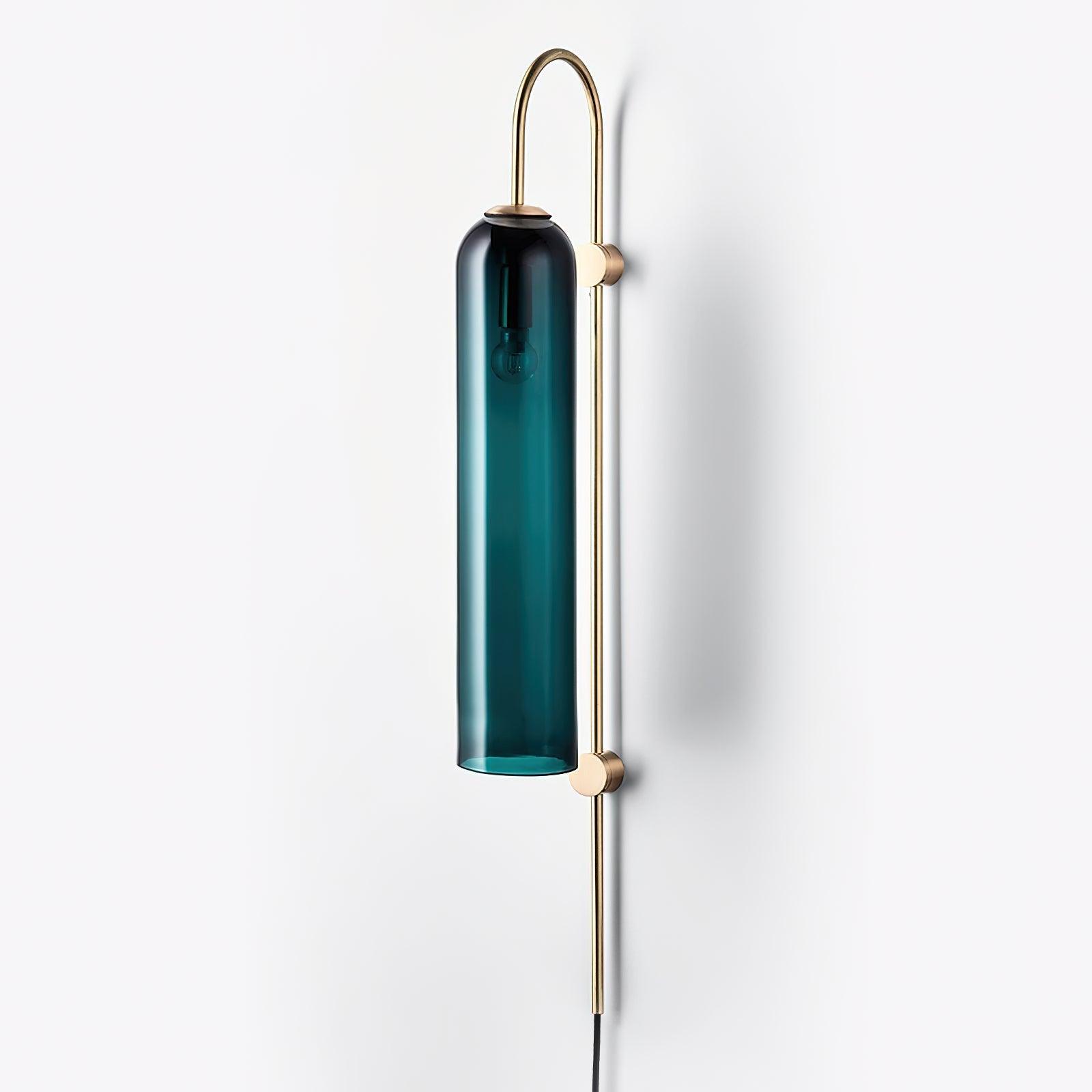 Valentina Modern Glass Plug-In Wall Lamp