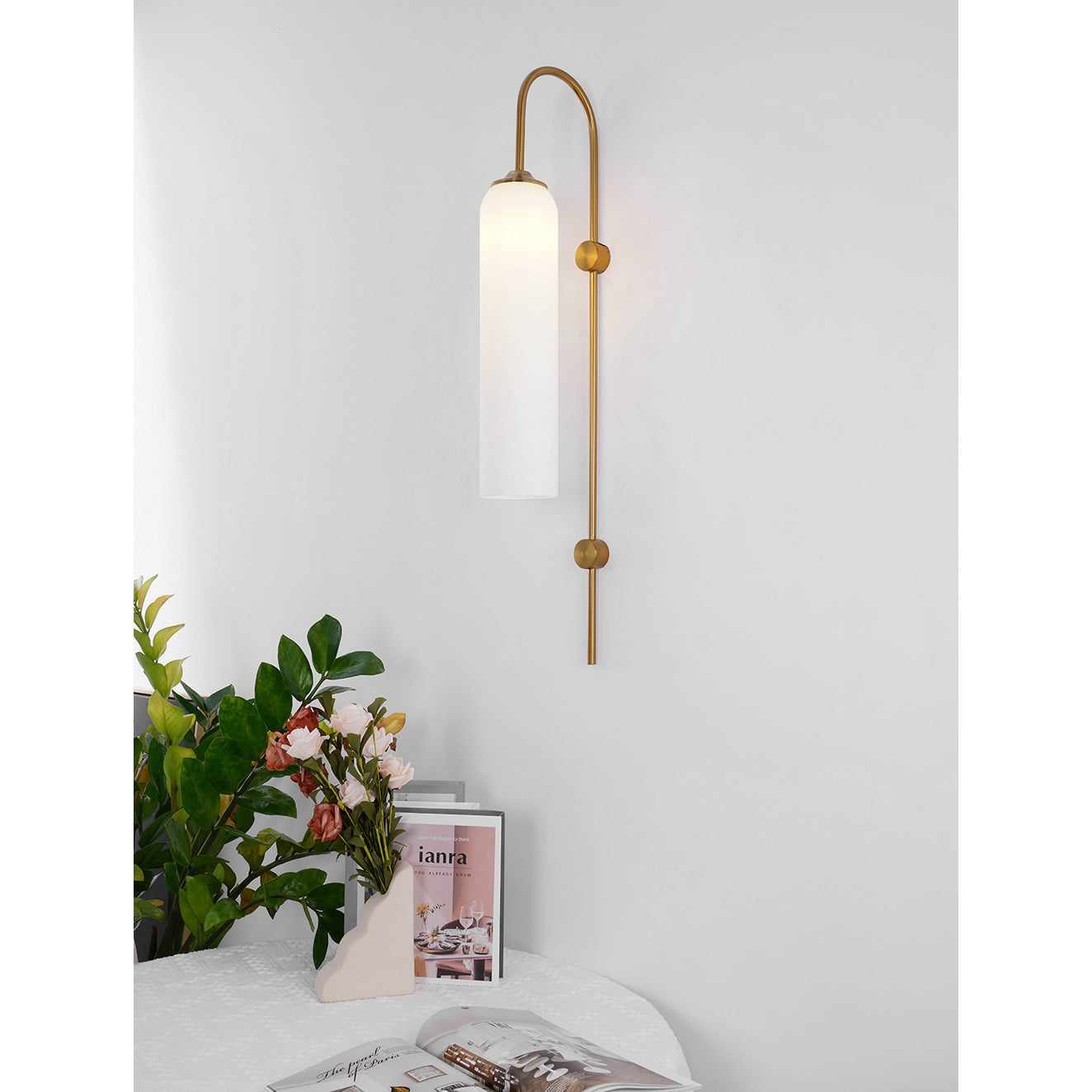 Anoriel Modern Minimalist Glass Wall Lamp - Letslighting