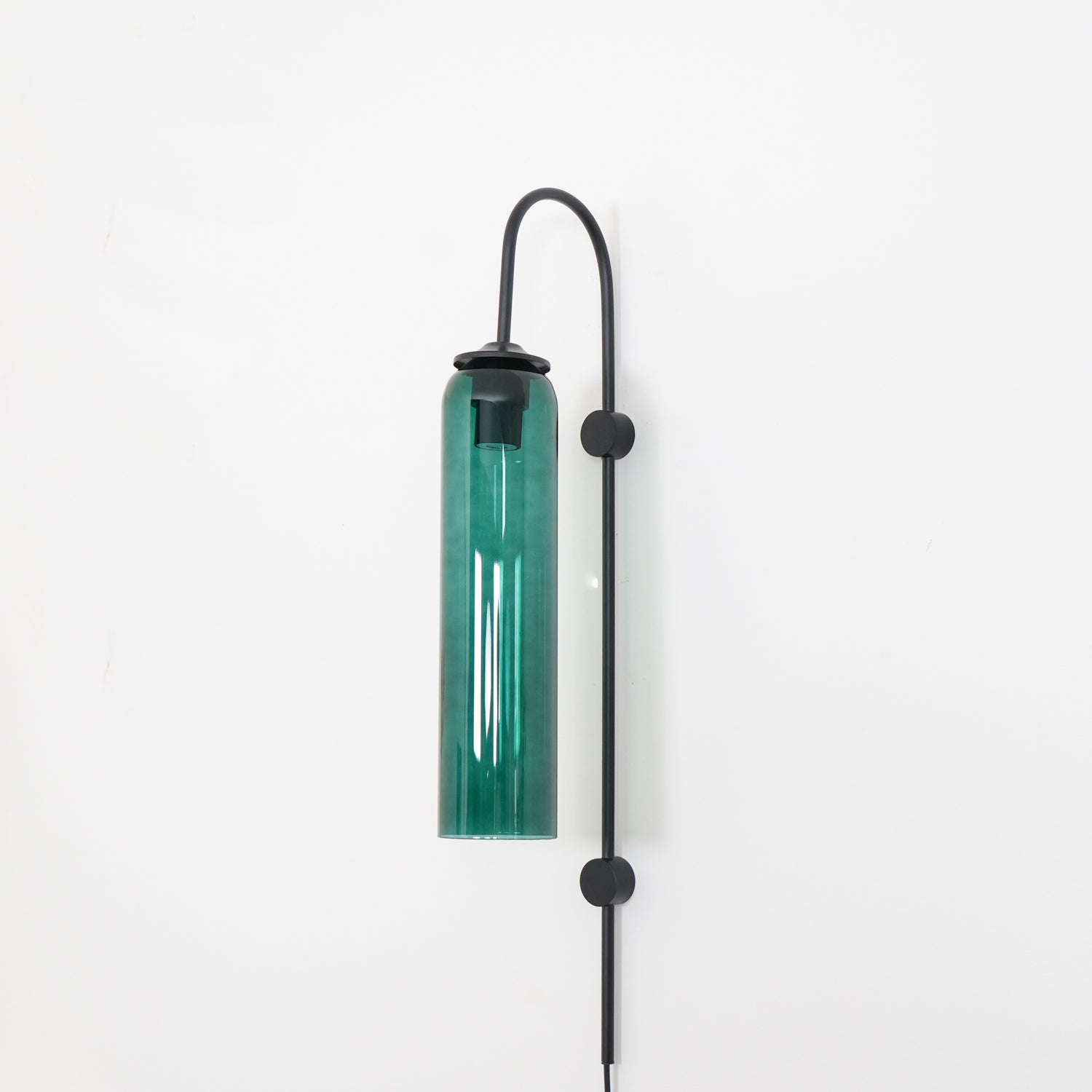 Valentina Modern Glass Plug-In Wall Lamp