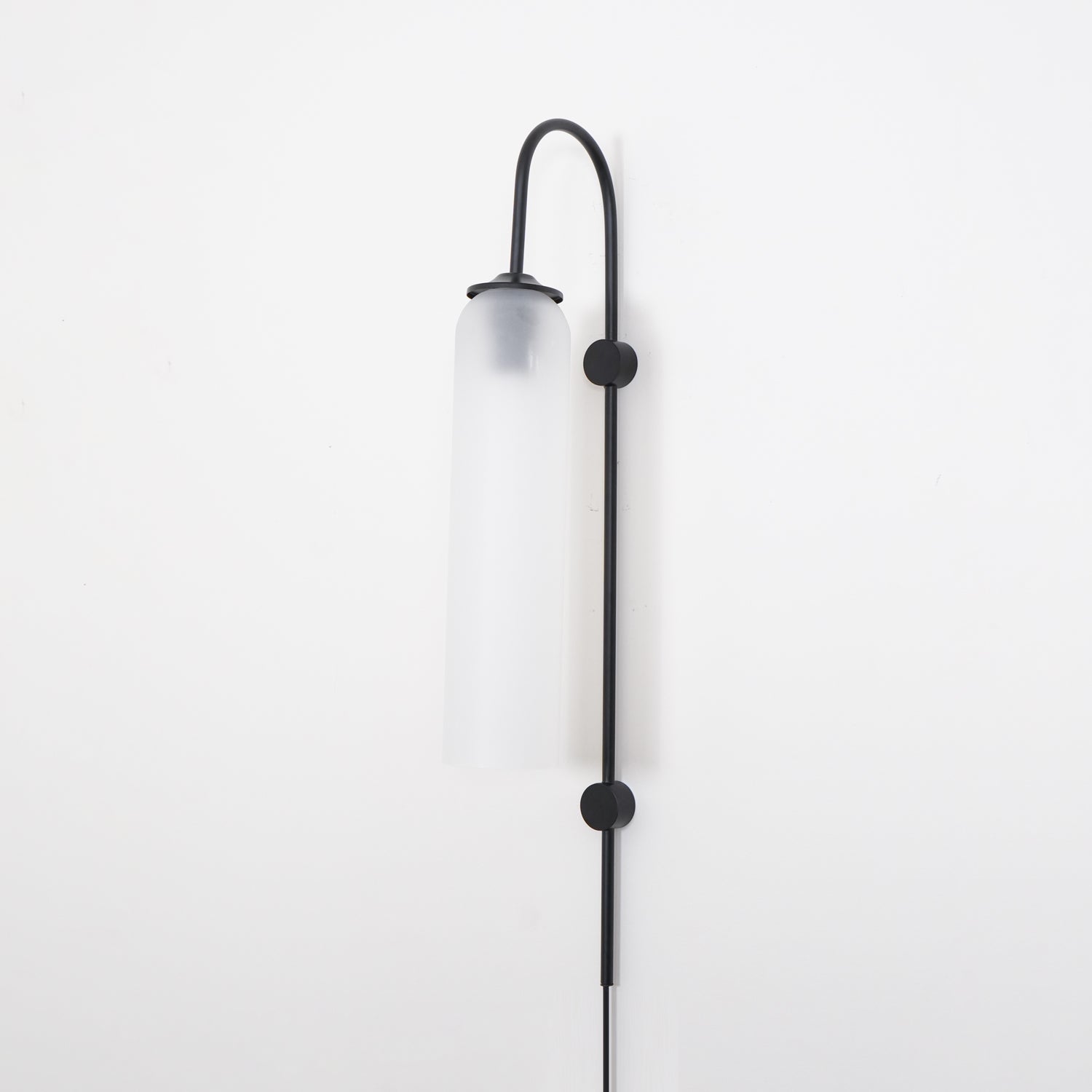 Valentina Modern Glass Plug-In Wall Lamp