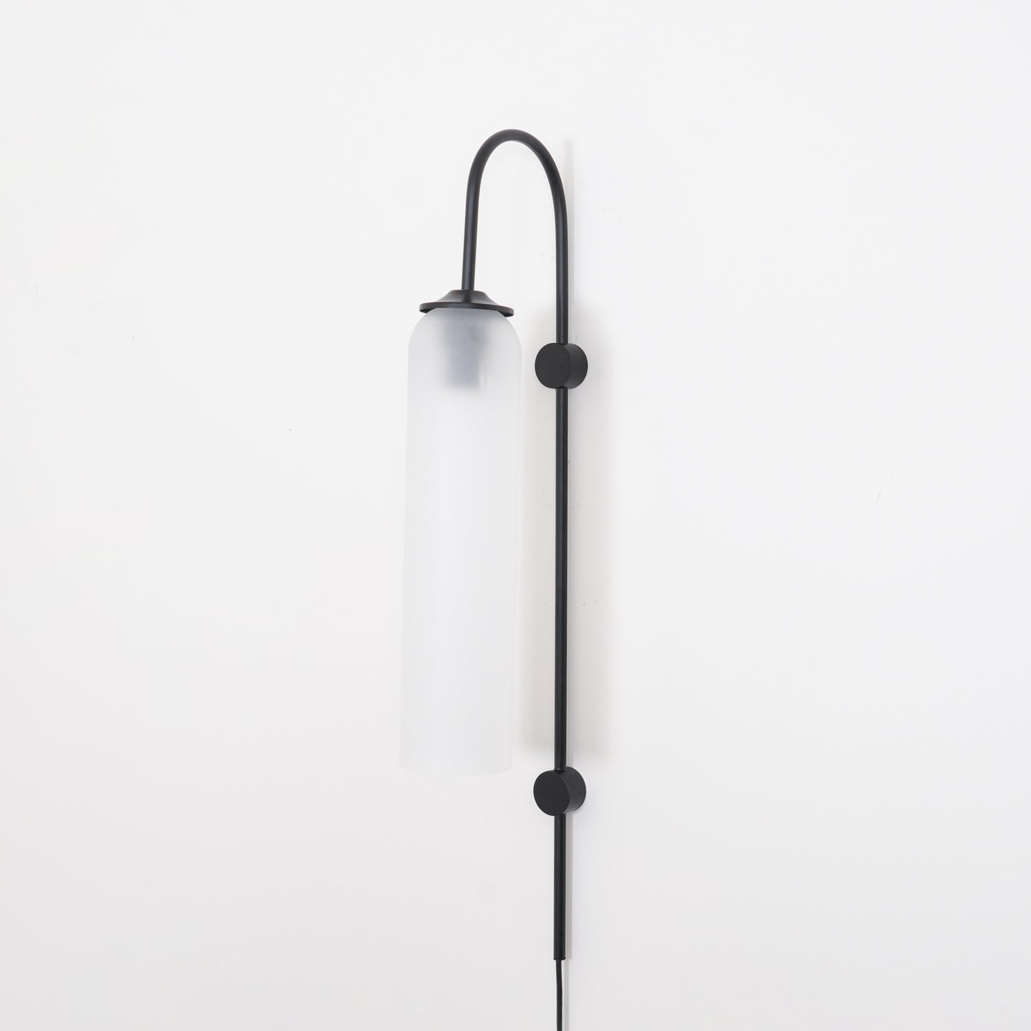 Valentina Modern Glass Plug-In Wall Lamp