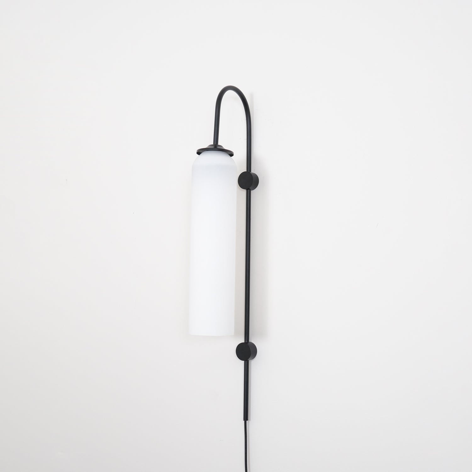 Valentina Modern Glass Plug-In Wall Lamp