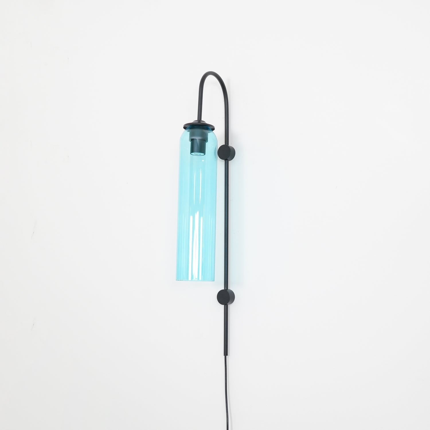 Valentina Modern Glass Plug-In Wall Lamp