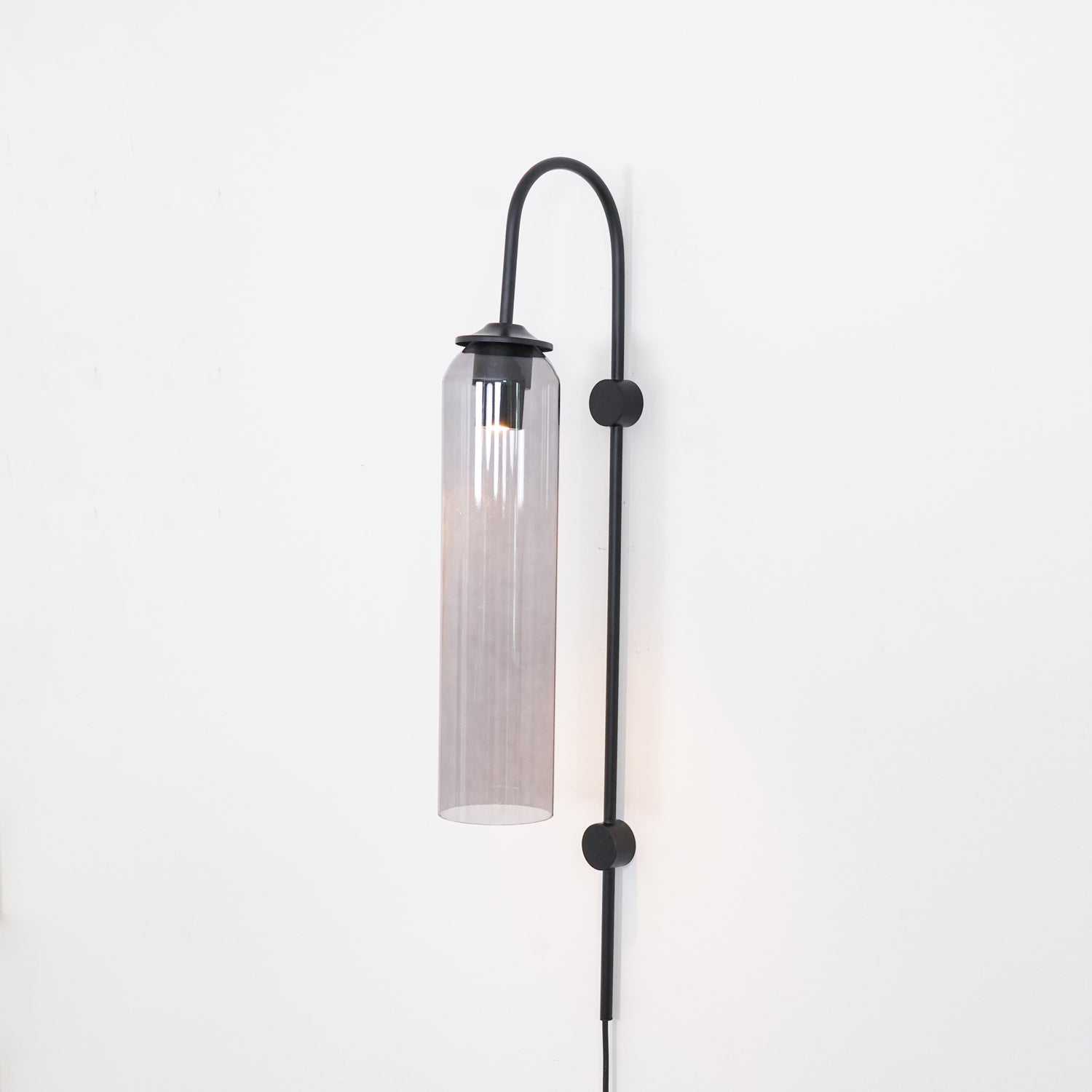 Valentina Modern Glass Plug-In Wall Lamp