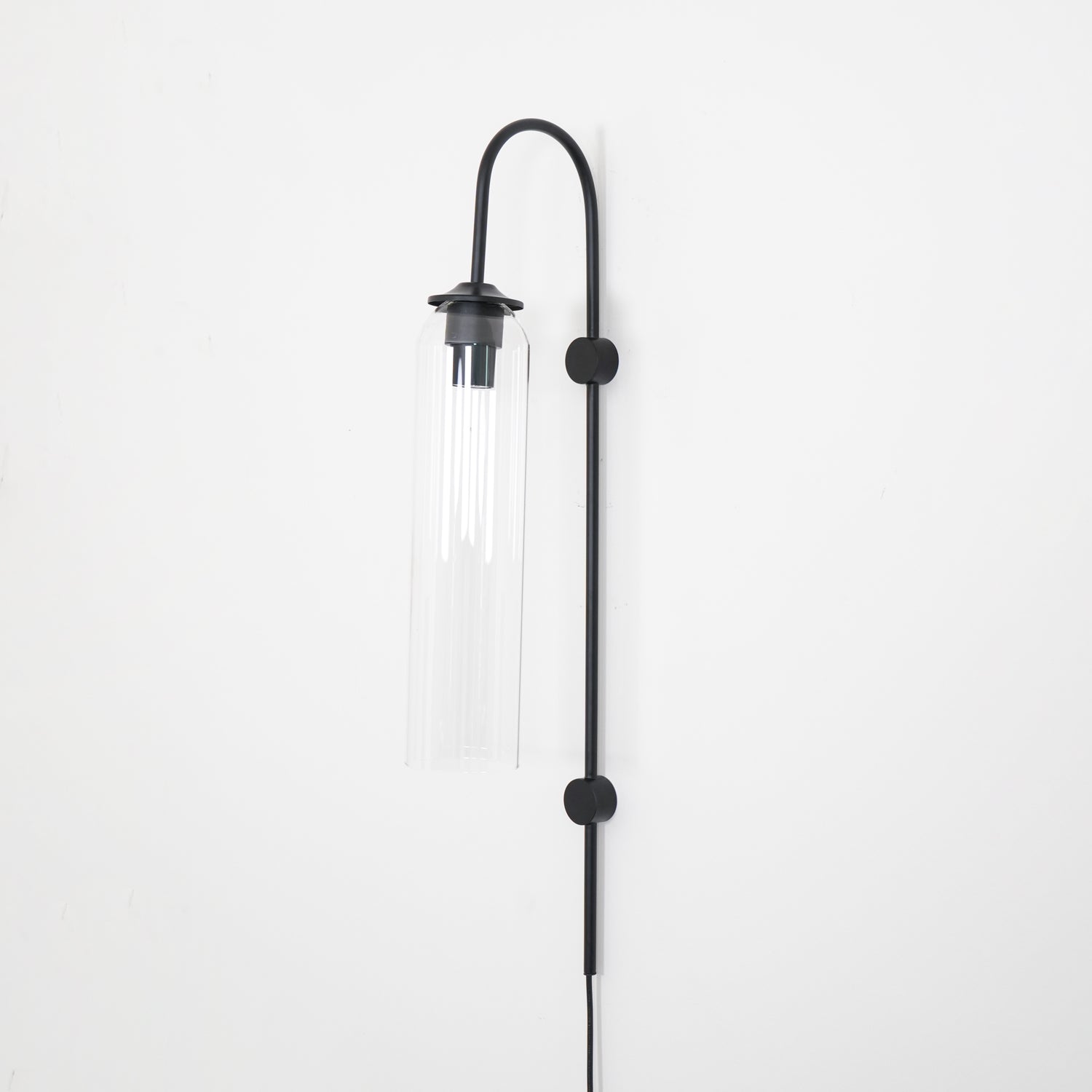 Valentina Modern Glass Plug-In Wall Lamp