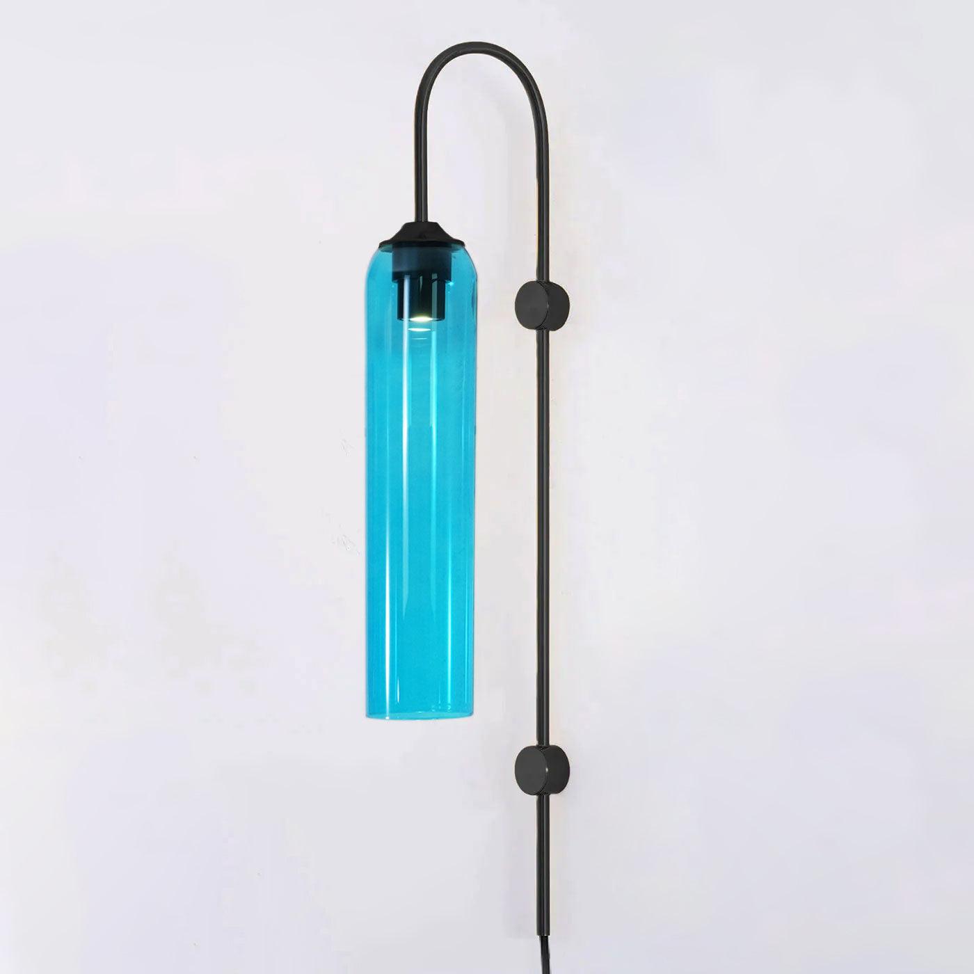 Valentina Modern Glass Plug-In Wall Lamp