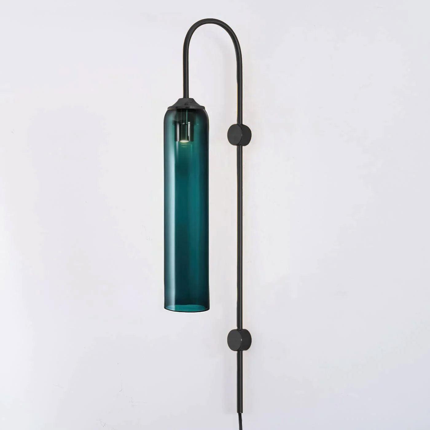 Valentina Modern Glass Plug-In Wall Lamp