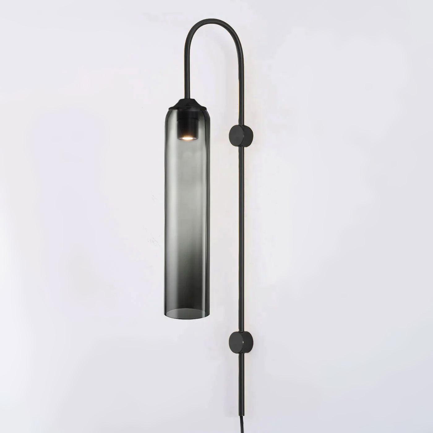 Valentina Modern Glass Plug-In Wall Lamp