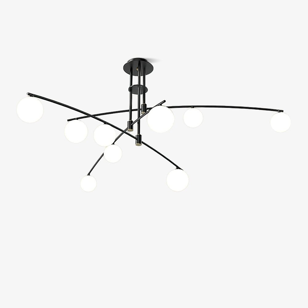 Lustra Chandelier Long Arm Modern 6-Light - Letslighting