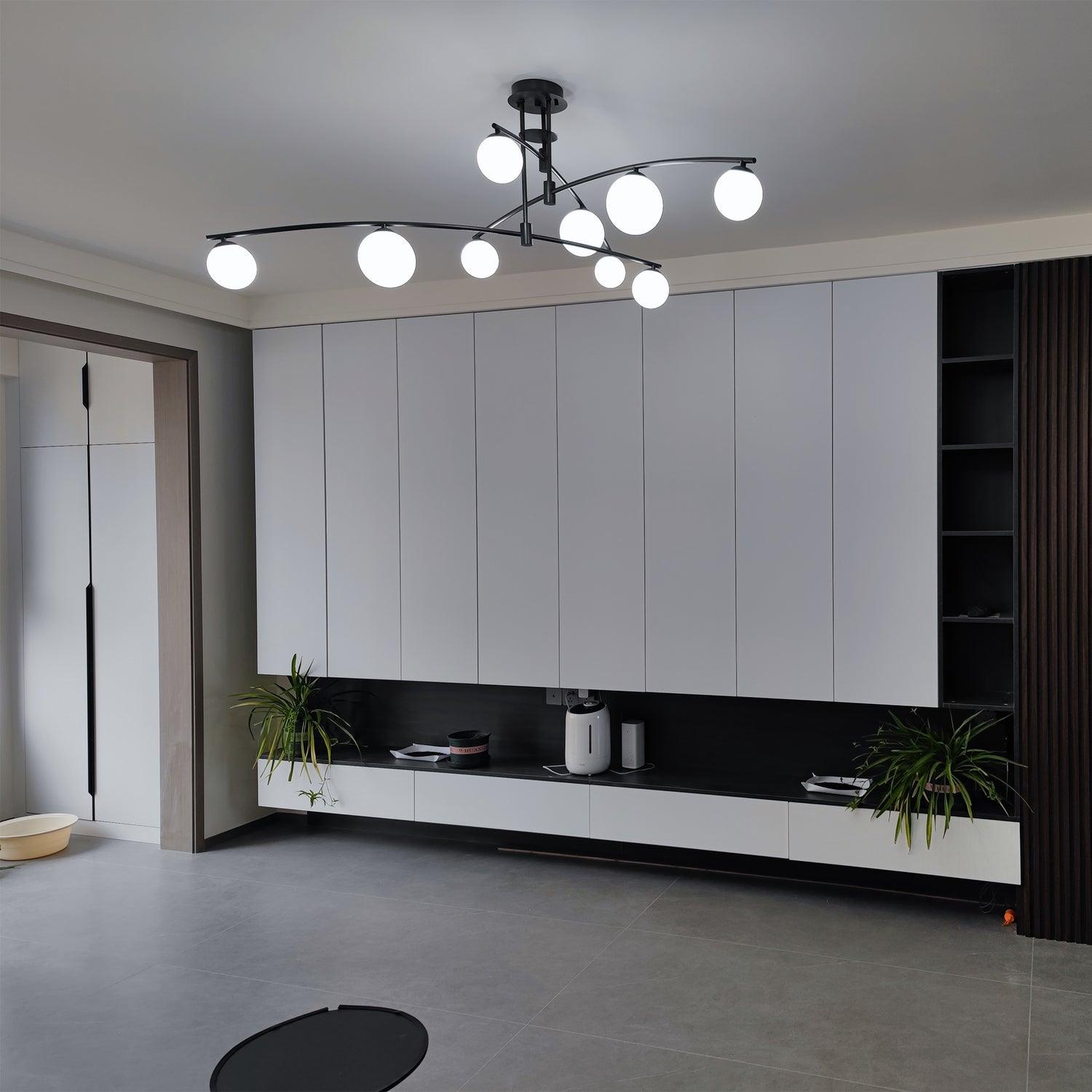 Lustra Chandelier Long Arm Modern 6-Light - Letslighting