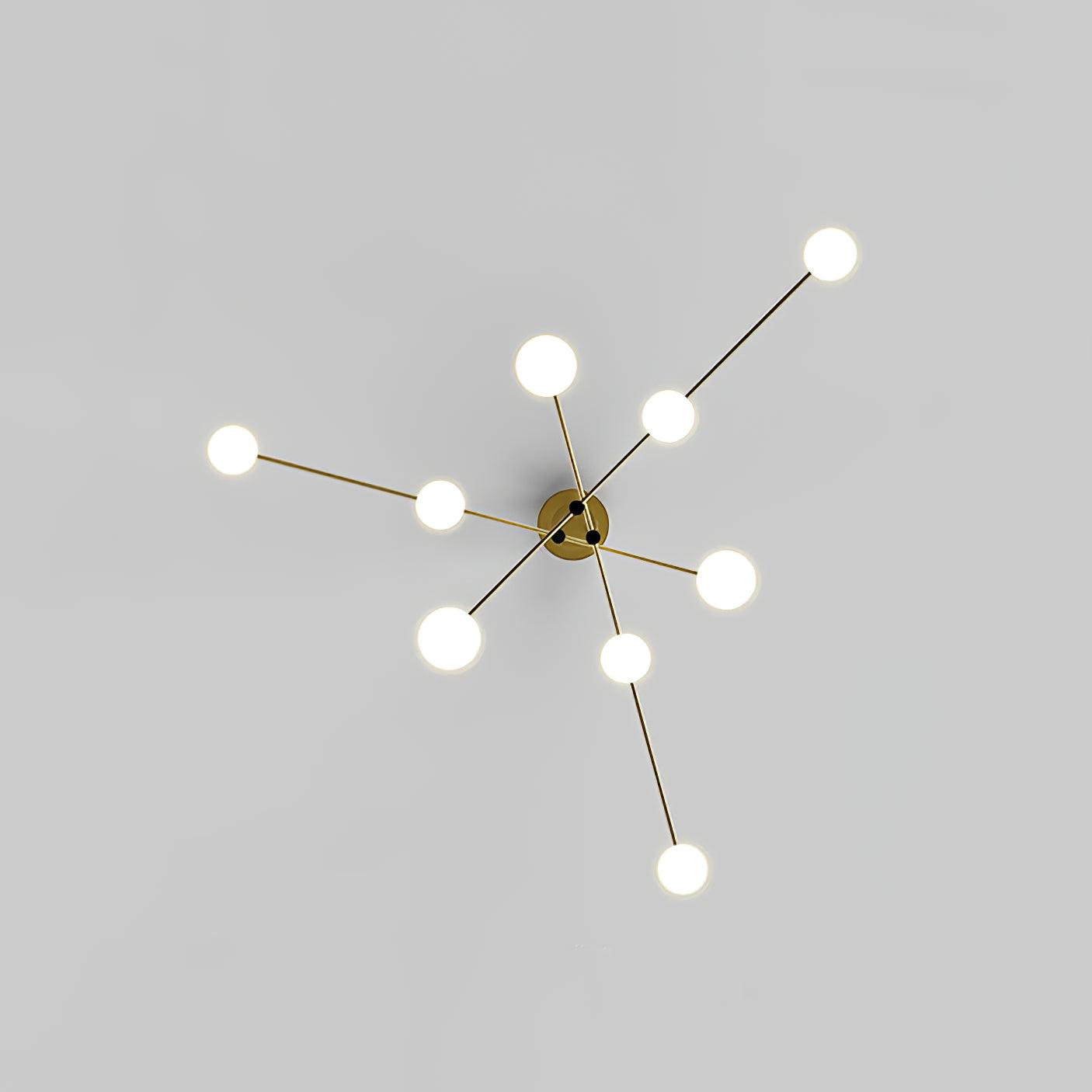 Lustra Chandelier Long Arm Modern 6-Light - Letslighting