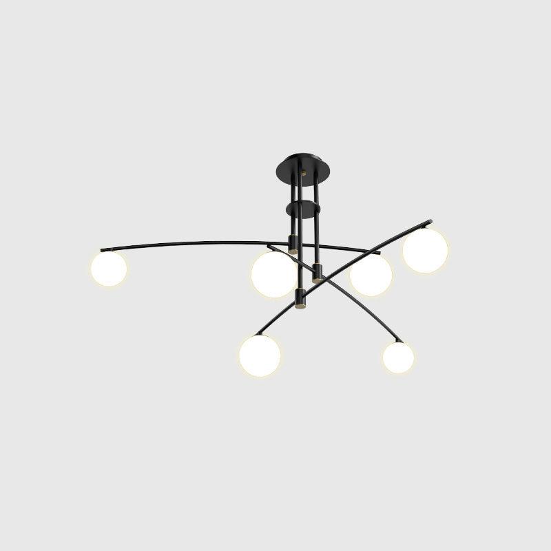 Lustra Chandelier Long Arm Modern 6-Light - Letslighting