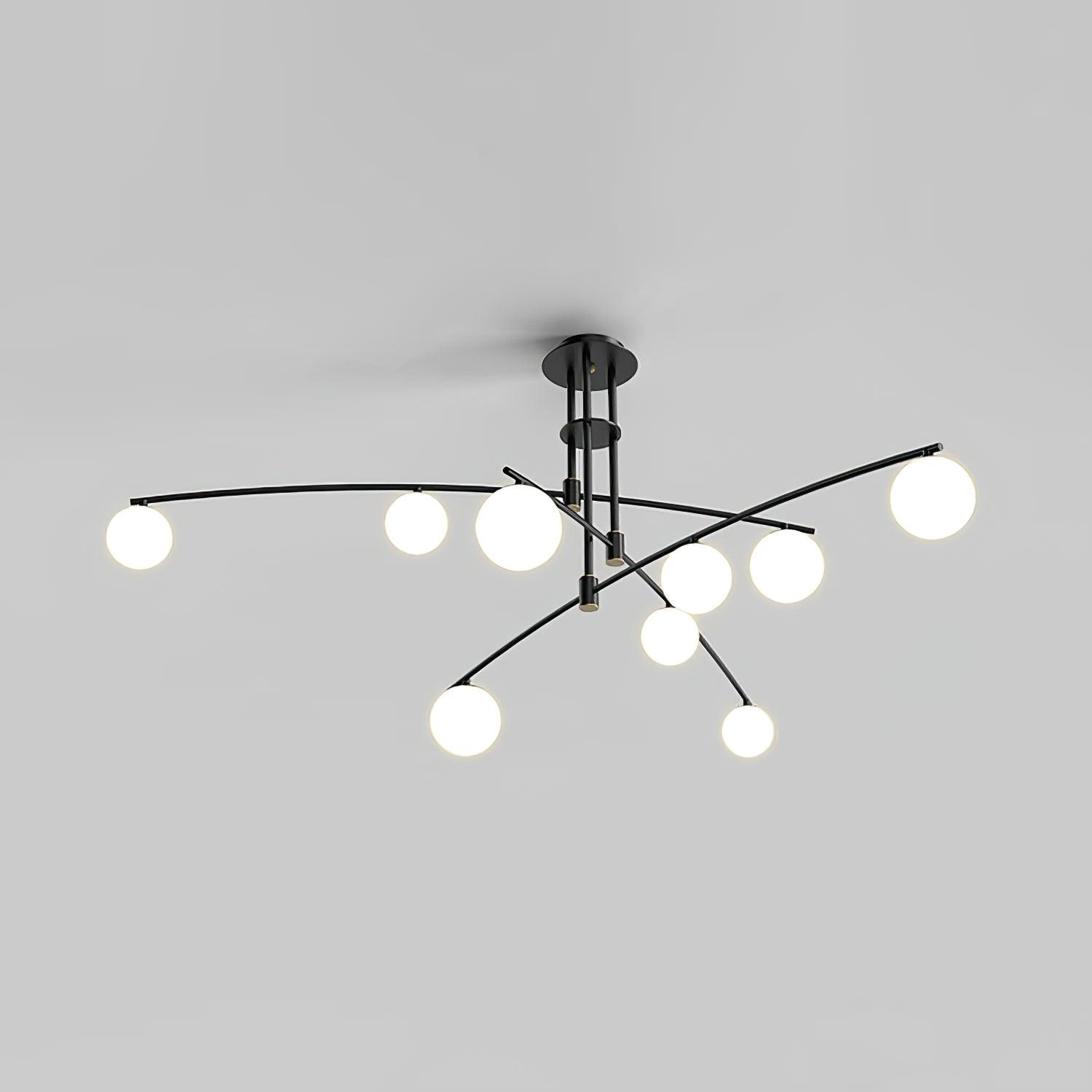 Lustra Chandelier Long Arm Modern 6-Light - Letslighting