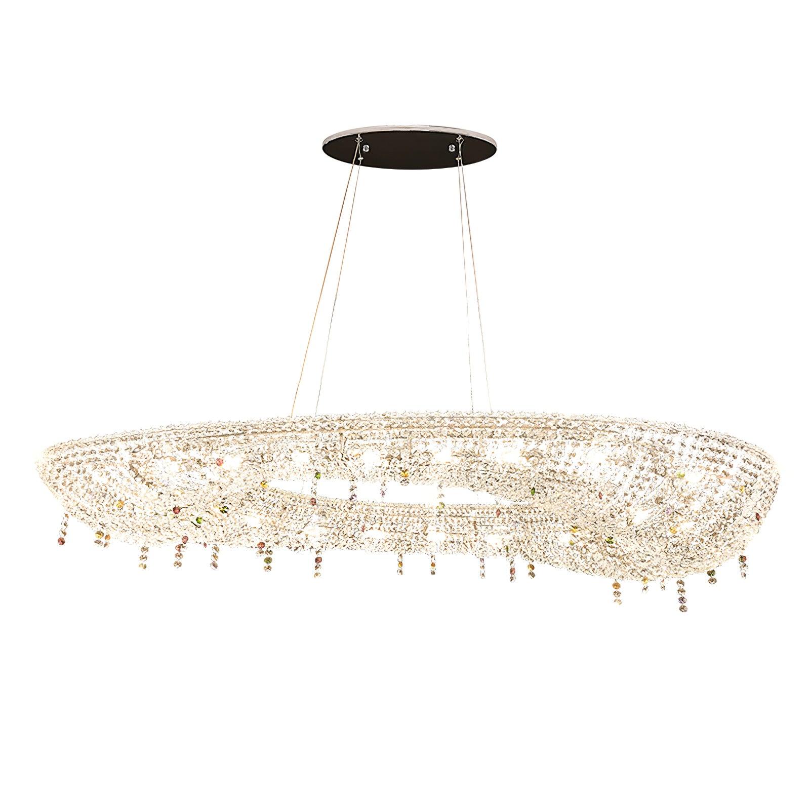 Aeliora Embellished Crystal Pendant Light - Letslighting