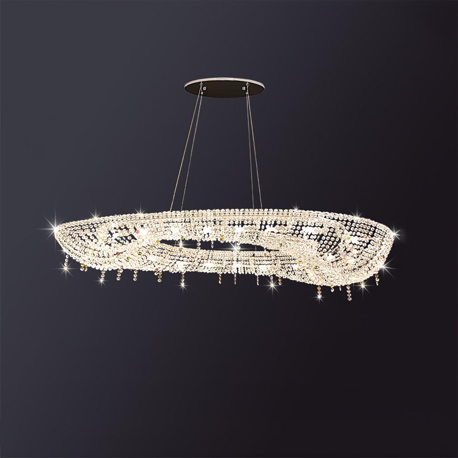Aeliora Embellished Crystal Pendant Light - Letslighting