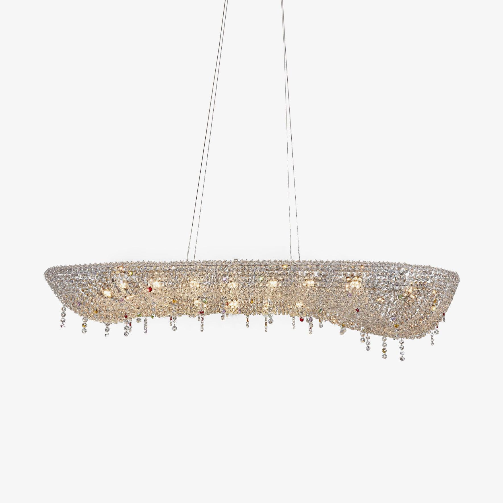 Aeliora Embellished Crystal Pendant Light - Letslighting