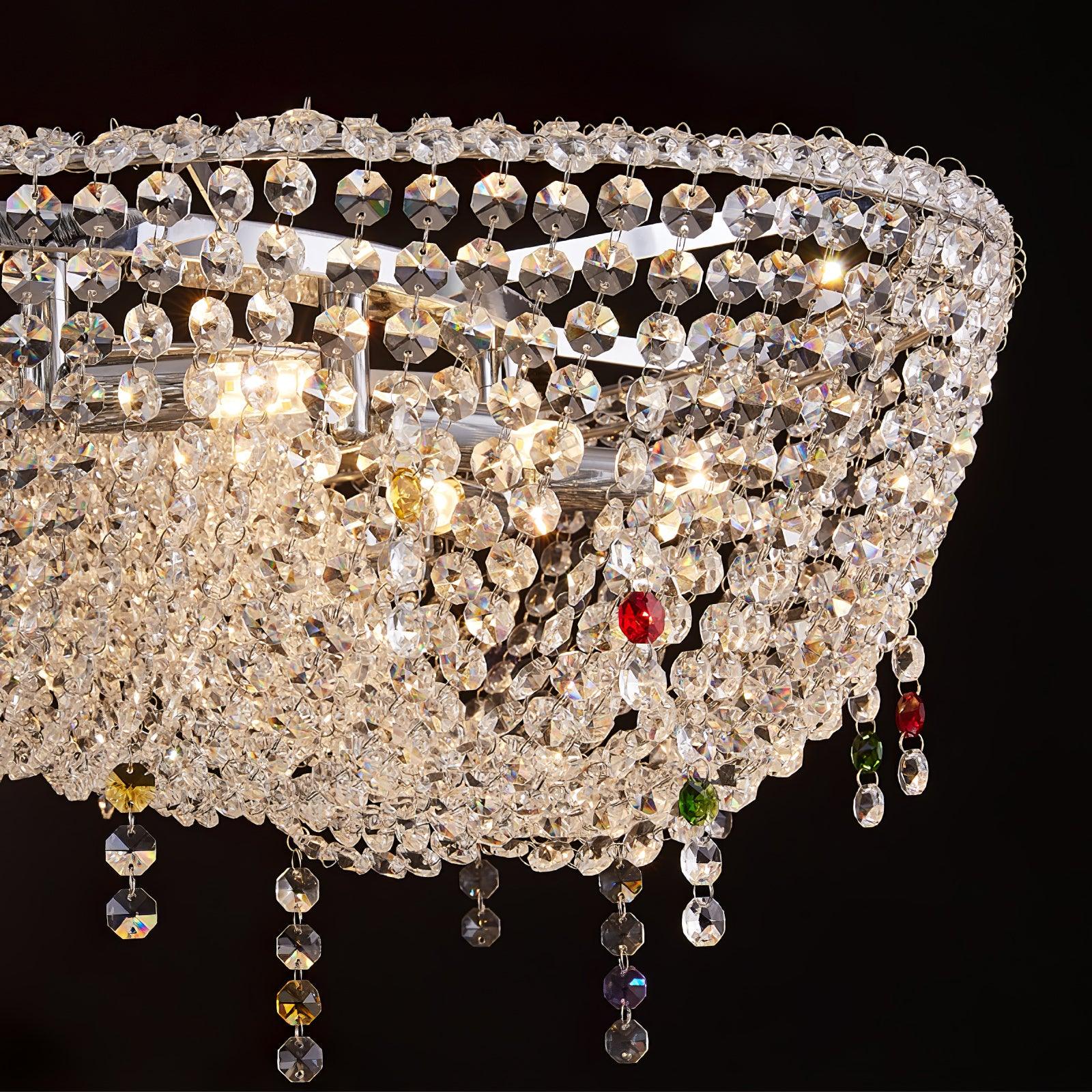 Aeliora Embellished Crystal Pendant Light - Letslighting