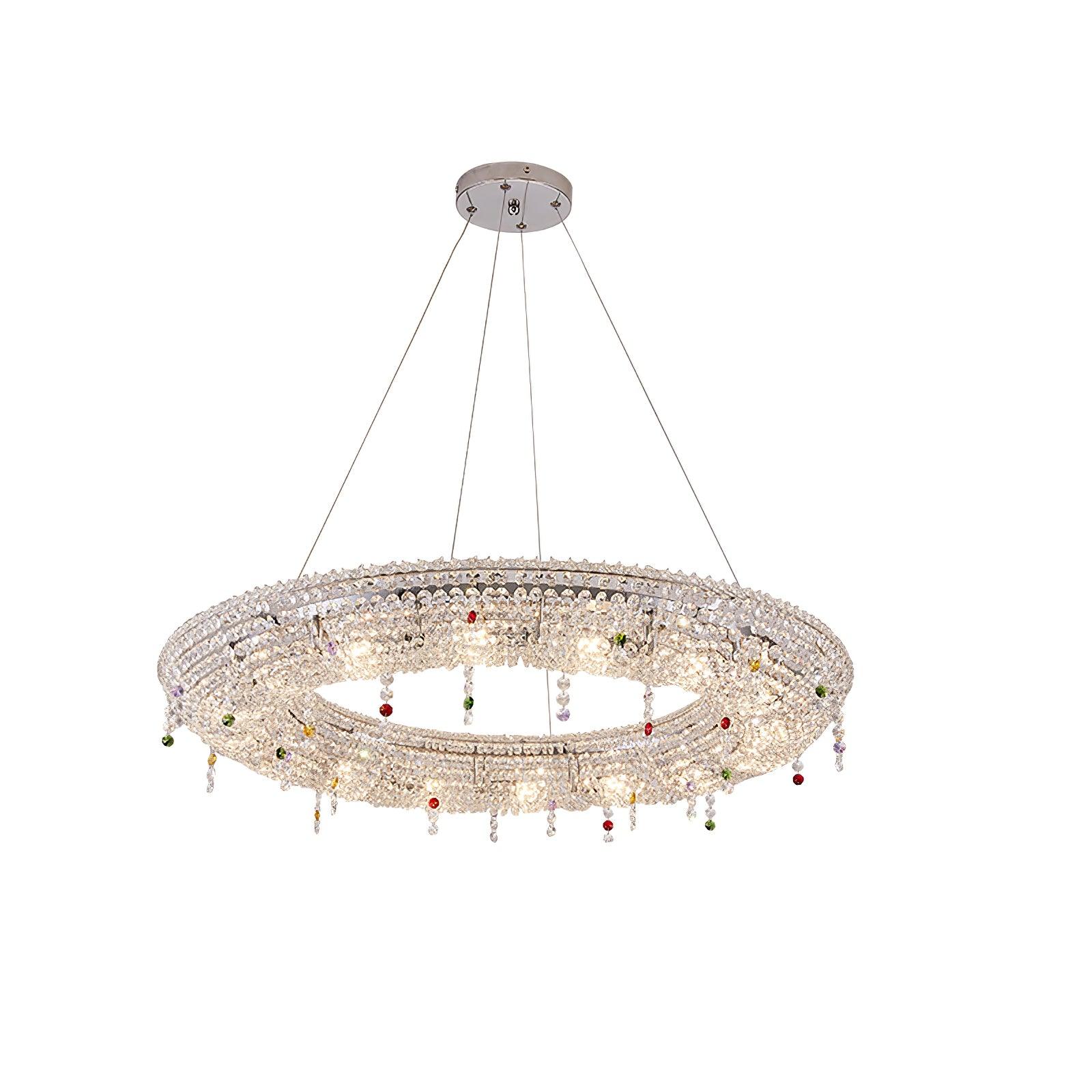 Aeliora Embellished Crystal Pendant Light - Letslighting