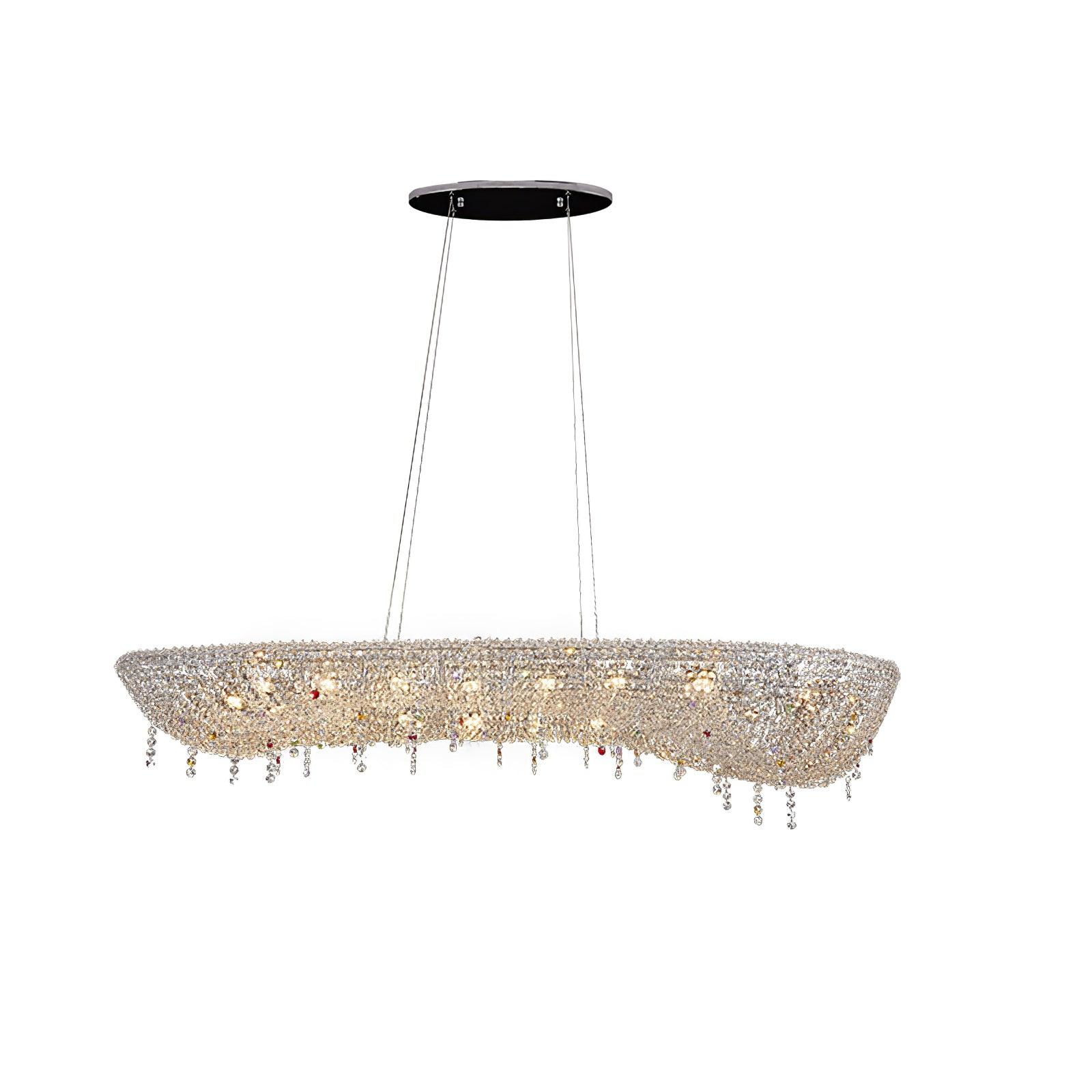 Aeliora Embellished Crystal Pendant Light - Letslighting