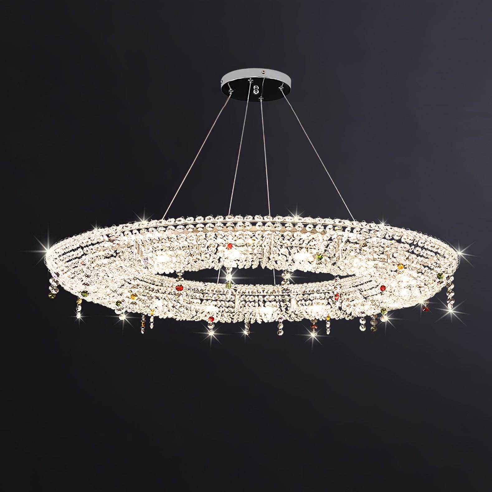 Aeliora Embellished Crystal Pendant Light - Letslighting