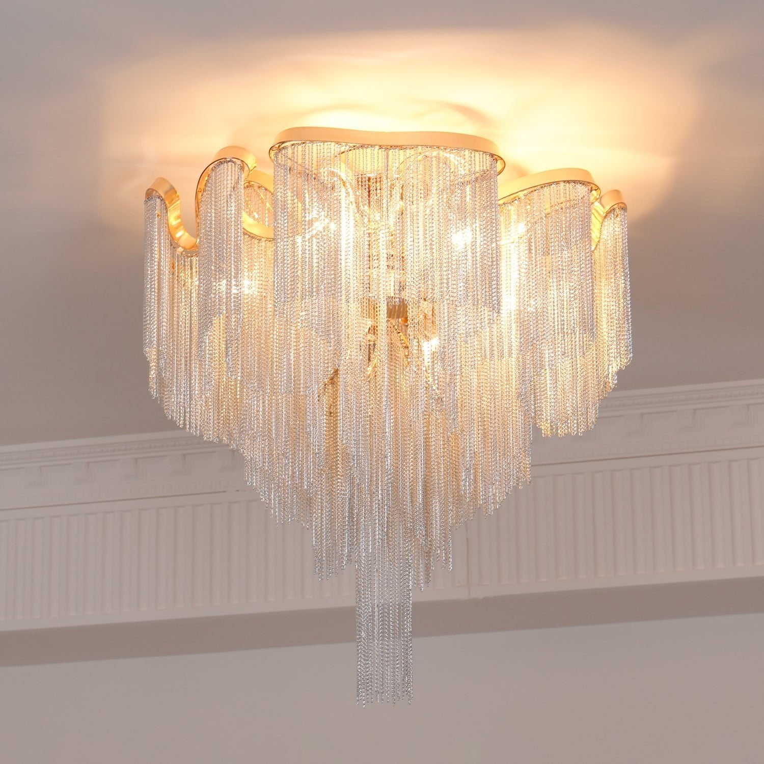 Lustra Ceiling Lamp Modern Tassel Art - Letslighting