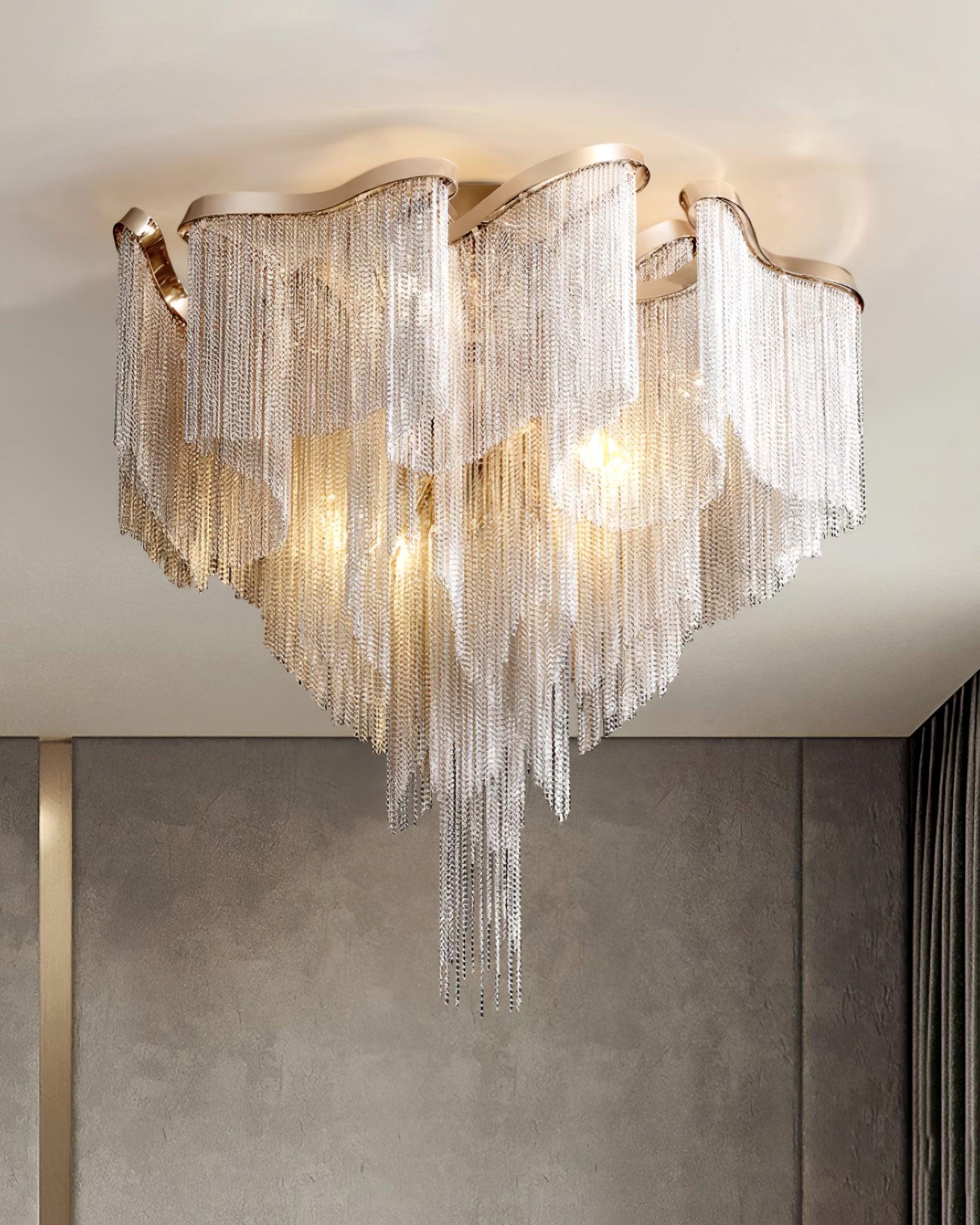 Lustra Ceiling Lamp Modern Tassel Art - Letslighting