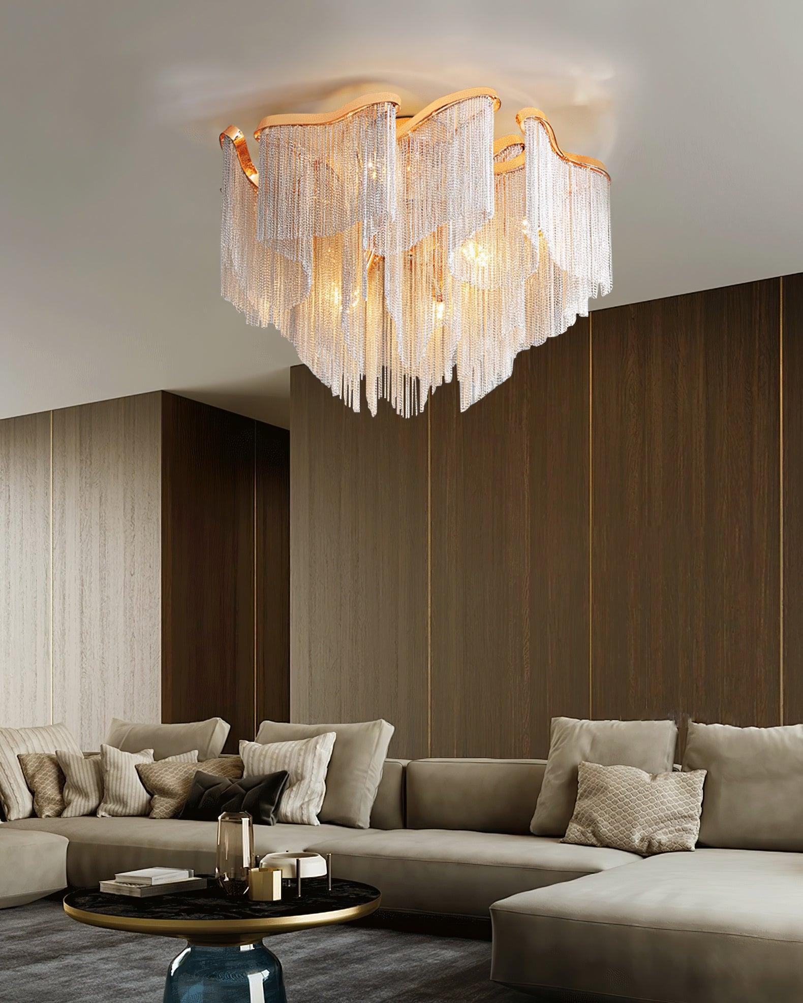 Lustra Ceiling Lamp Modern Tassel Art - Letslighting