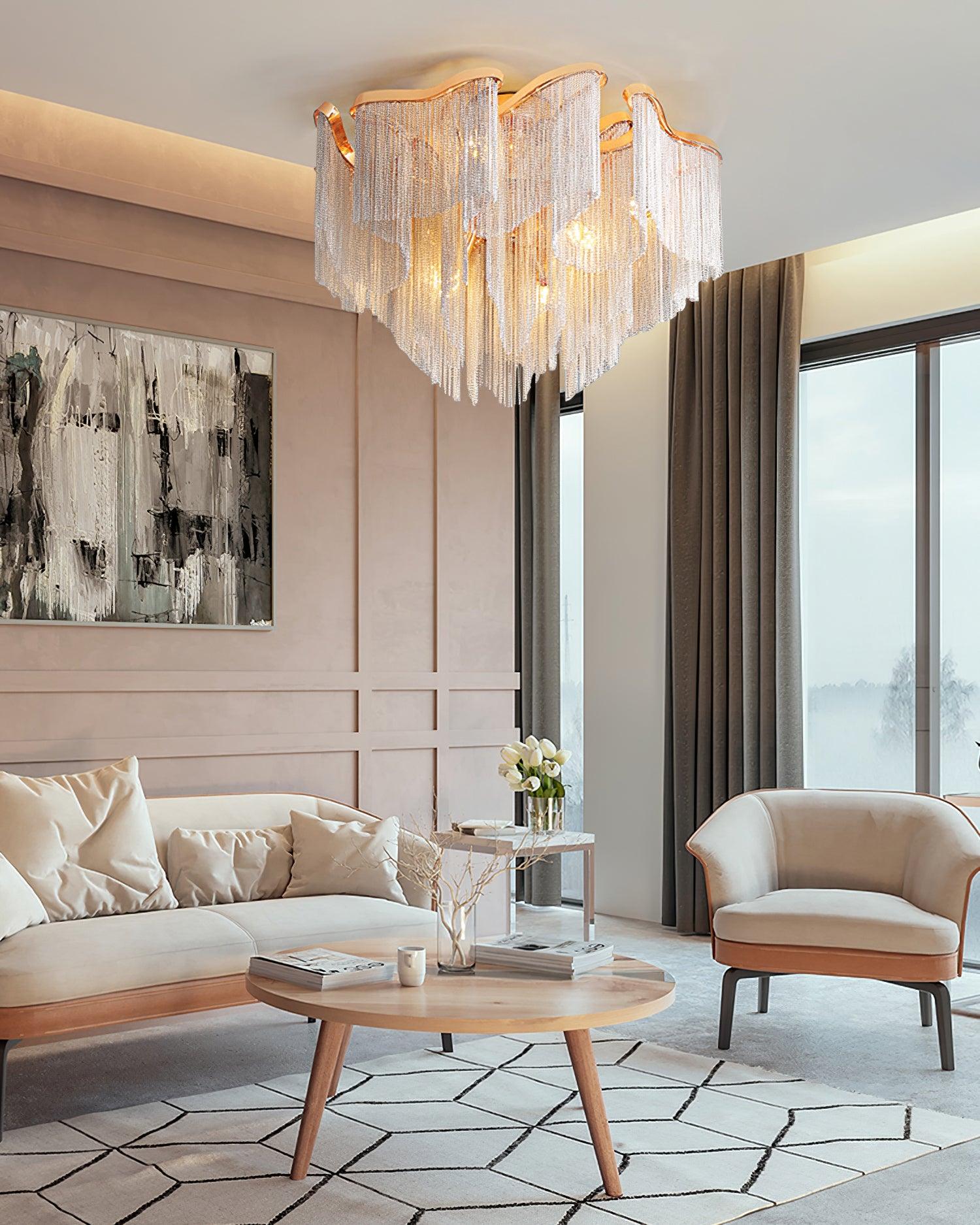 Lustra Ceiling Lamp Modern Tassel Art - Letslighting