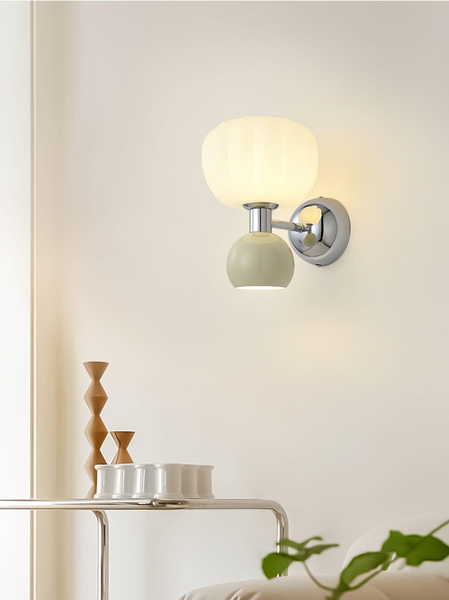Erraeiel Nordic Art Cream Plastic Sconce Wall lamp - Letslighting
