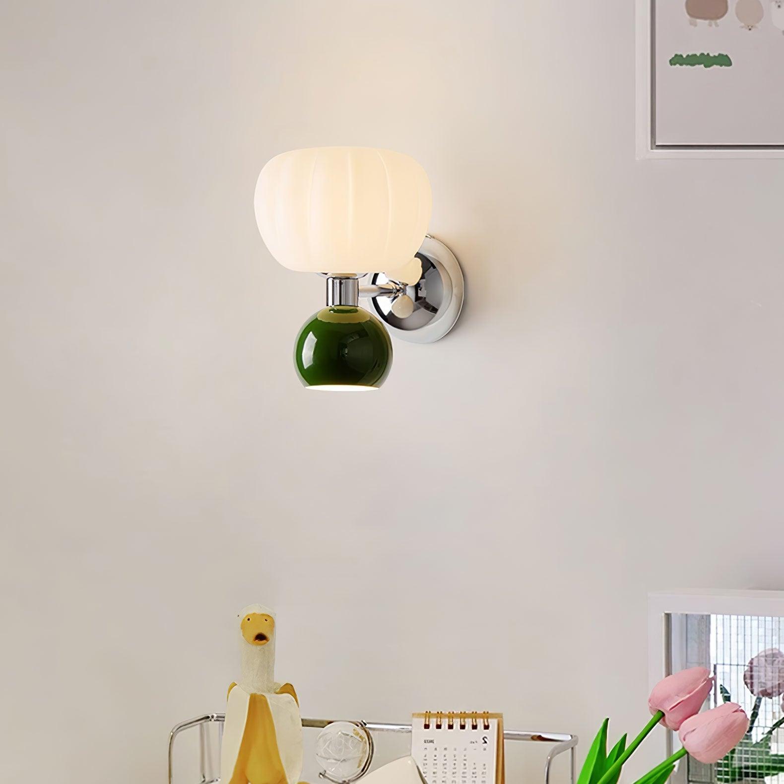 Erraeiel Nordic Art Cream Plastic Sconce Wall lamp - Letslighting