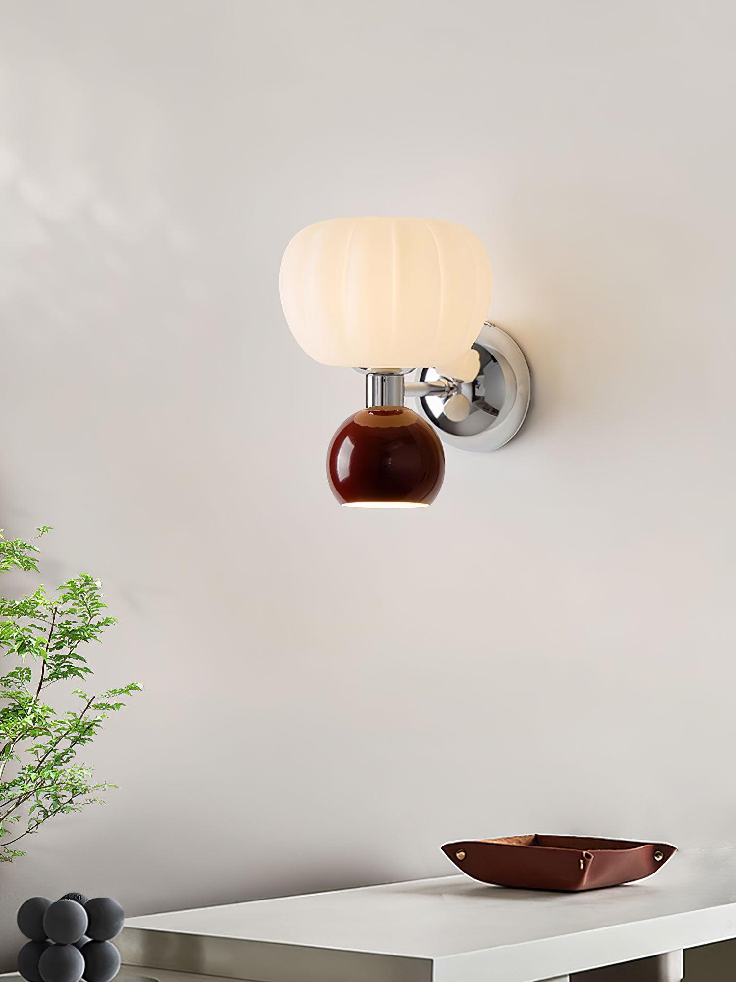 Erraeiel Nordic Art Cream Plastic Sconce Wall lamp - Letslighting