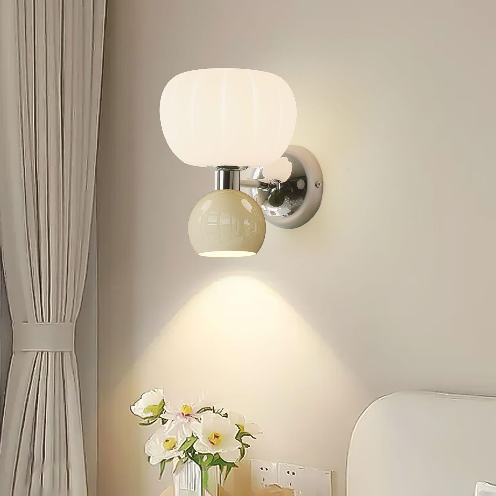 Erraeiel Nordic Art Cream Plastic Sconce Wall lamp - Letslighting