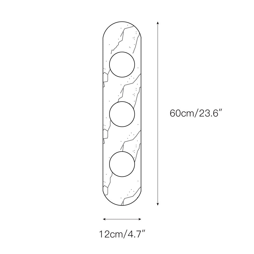 Avi Marble Wall Lamp - Letslighting