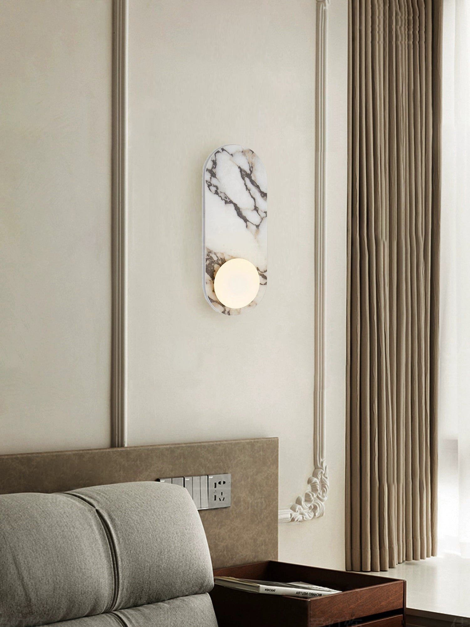 Avi Marble Wall Lamp - Letslighting